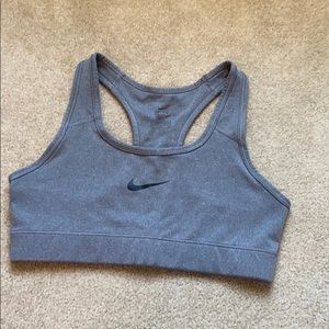 Women’s Nike grey sports bra
